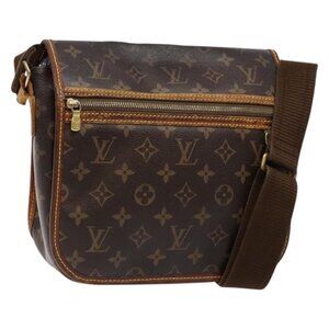 Authentic LOUIS VUITTON Monogram Messenger Bosphore PM Shoulder Bag M40106 LV